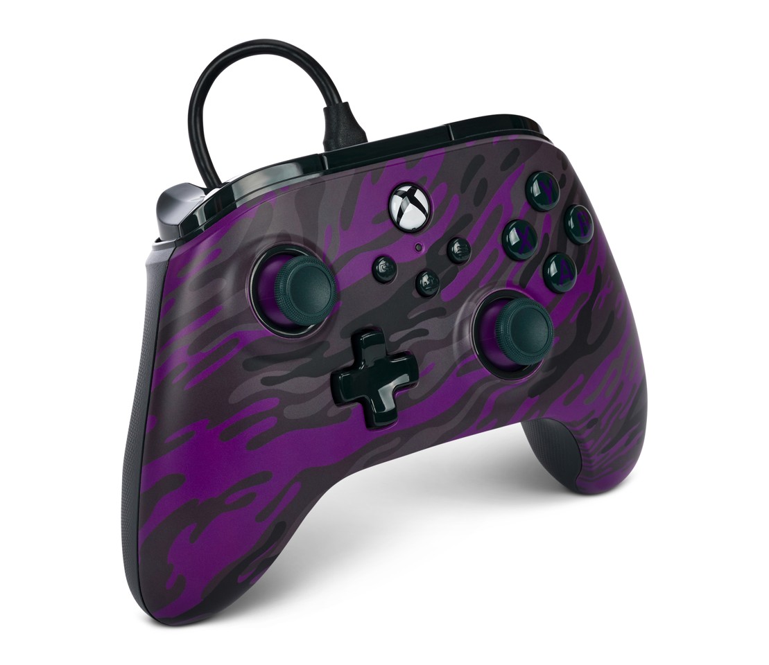 PowerA Advantage Wired Controller - Xbox Series X/S - Purple Camo