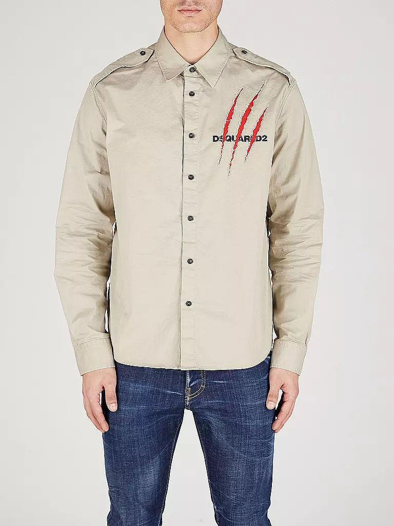 DSQUARED2 Hemd beige