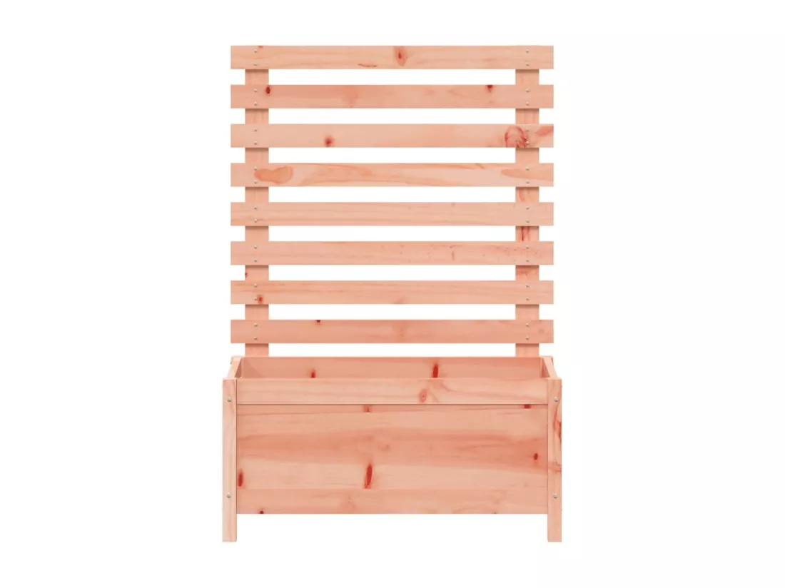 Jardinière avec support 79x39,5x114 bois massif douglas