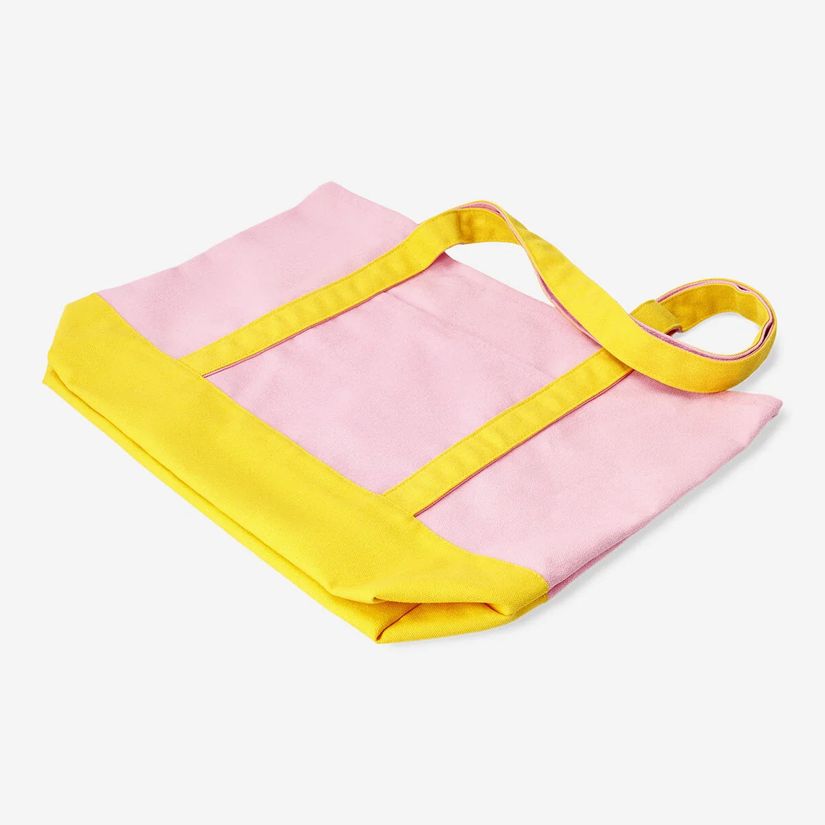 Flerfarvet shopper-taske