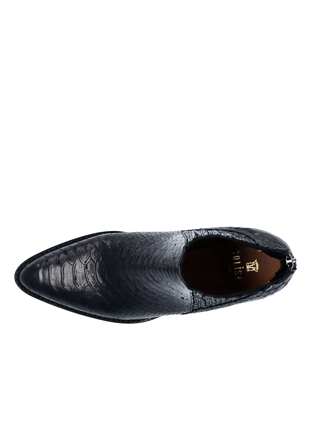 BOOTS ESRA CUIR IMPRIME PYTHON NOIR