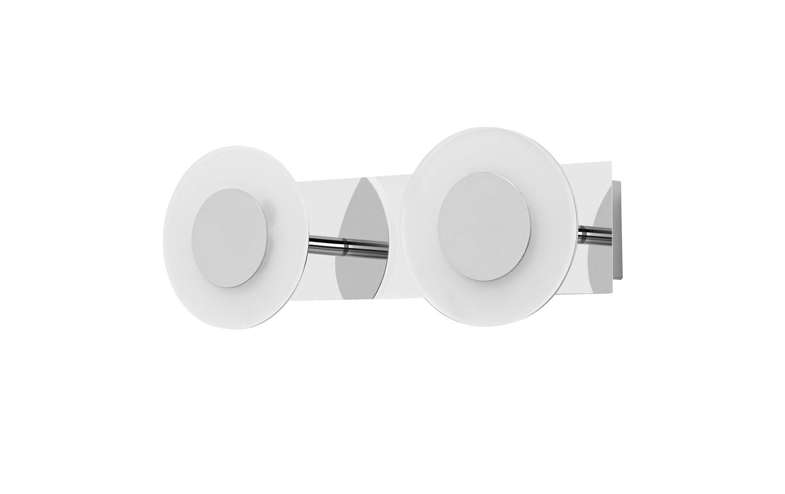 Badezimmerleuchte SMART+ Orbis Wave, 2 x 5 W, Chrome, 32 cm<br>Dekorative Badezimmerleuchte mit WLAN-Technologie