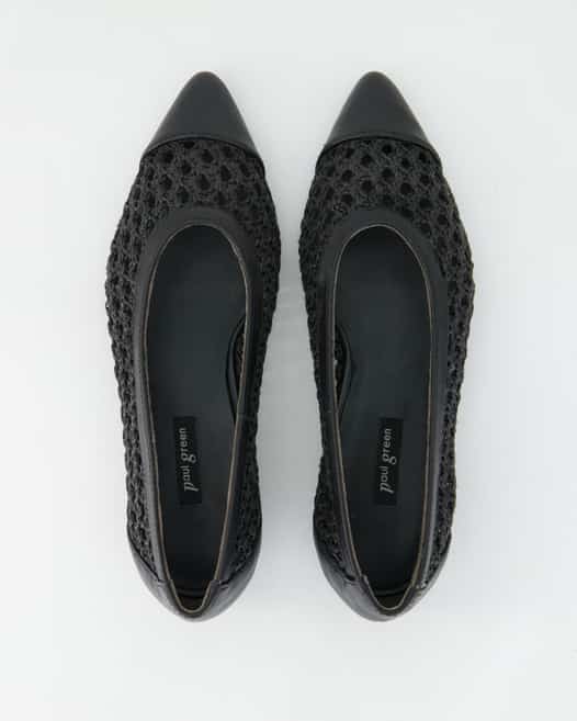 Paul Green 1153 Ballerinas in Schwarz