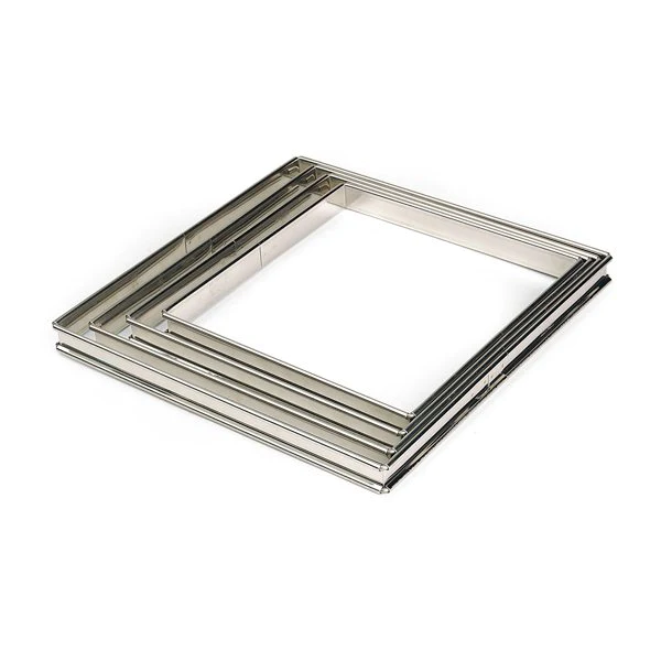 Cadre carré à tarte et flan 24 cm Gobel
