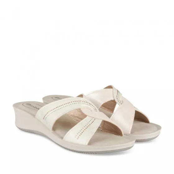 Mules BLANC INBLU