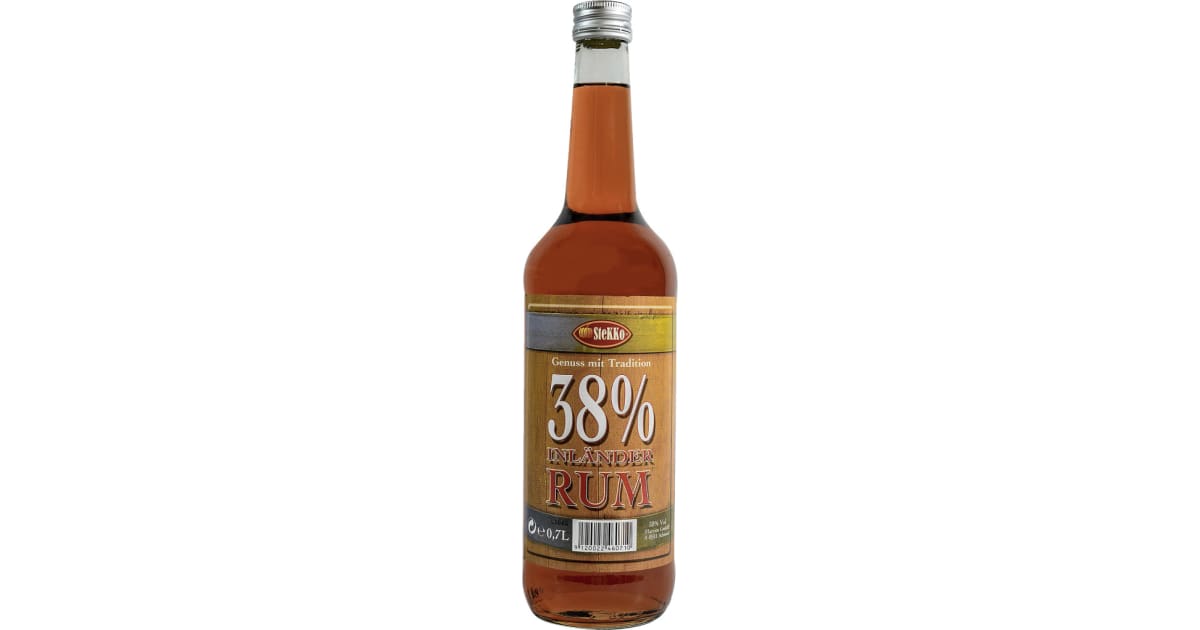 Stekko Inländer Rum 38% 0,7 Liter (Einweg)