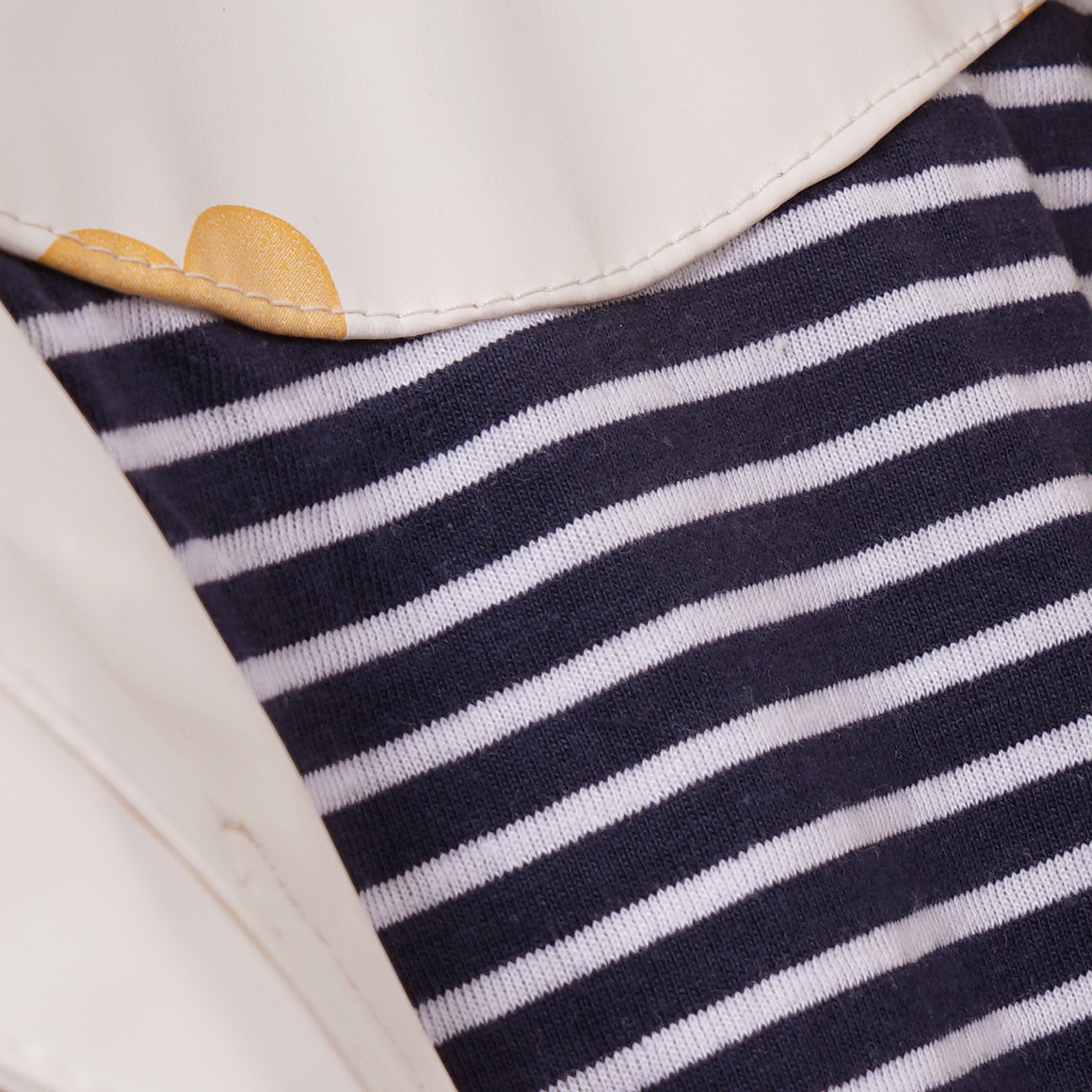 Yigga Mädchen Regenjacke mit Beschichtung creme