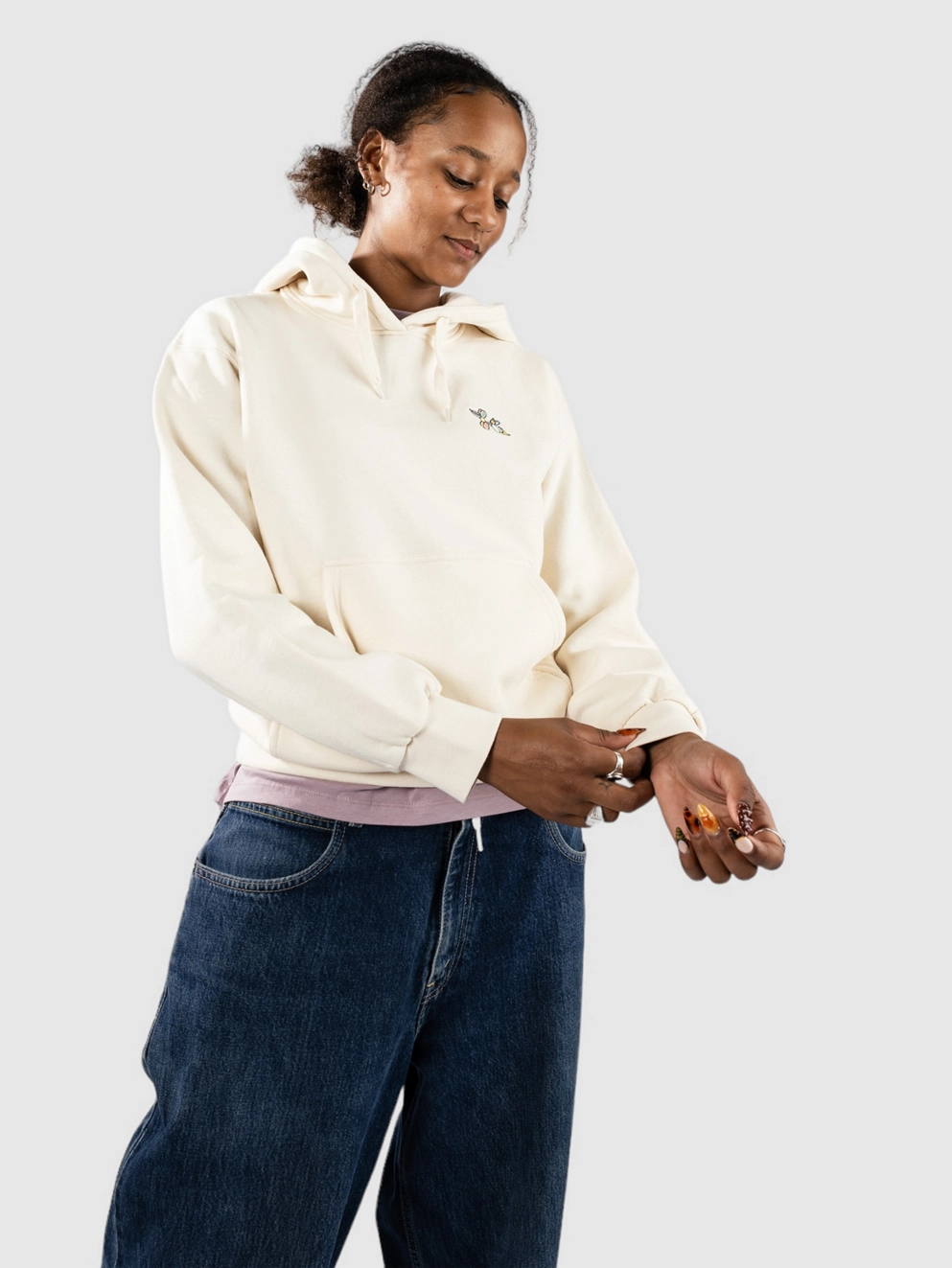 Iriedaily Puffy Dog Hoodie undyed