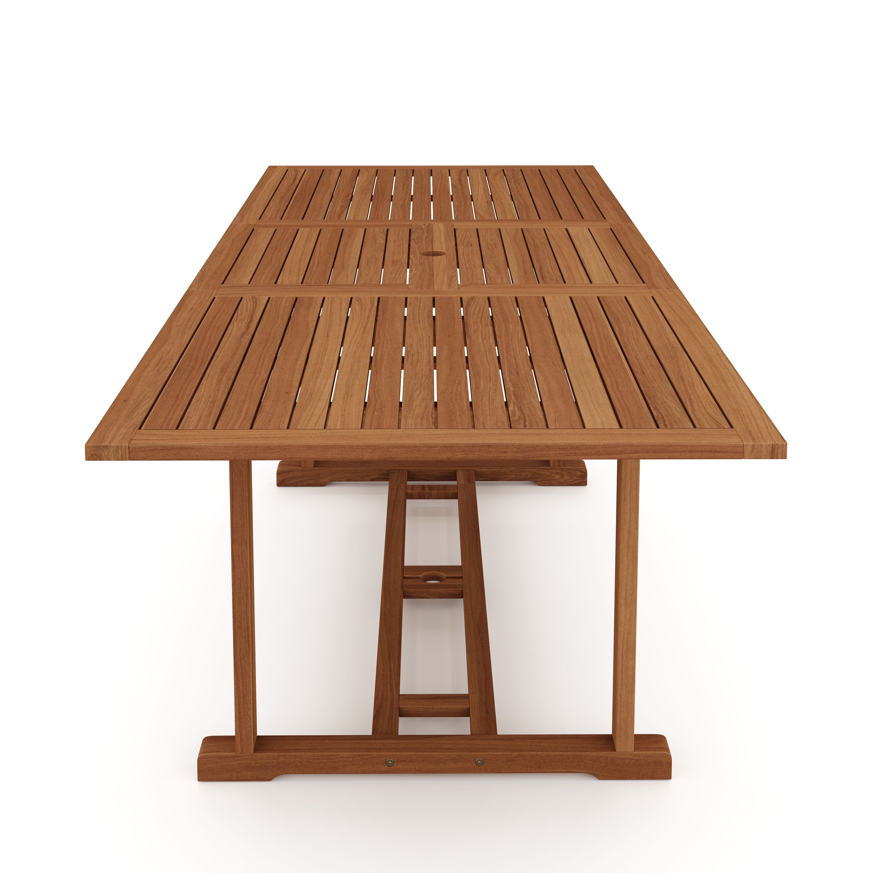 Gartentisch Holz ausziehbar MIRANDELA 160/220 x 90 cm