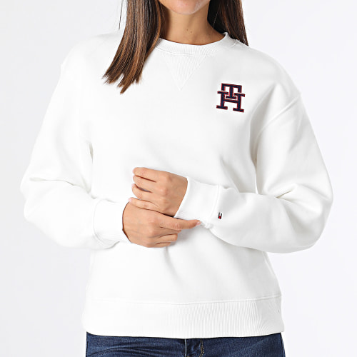Sweat Crewneck Femme 0838 Blanc