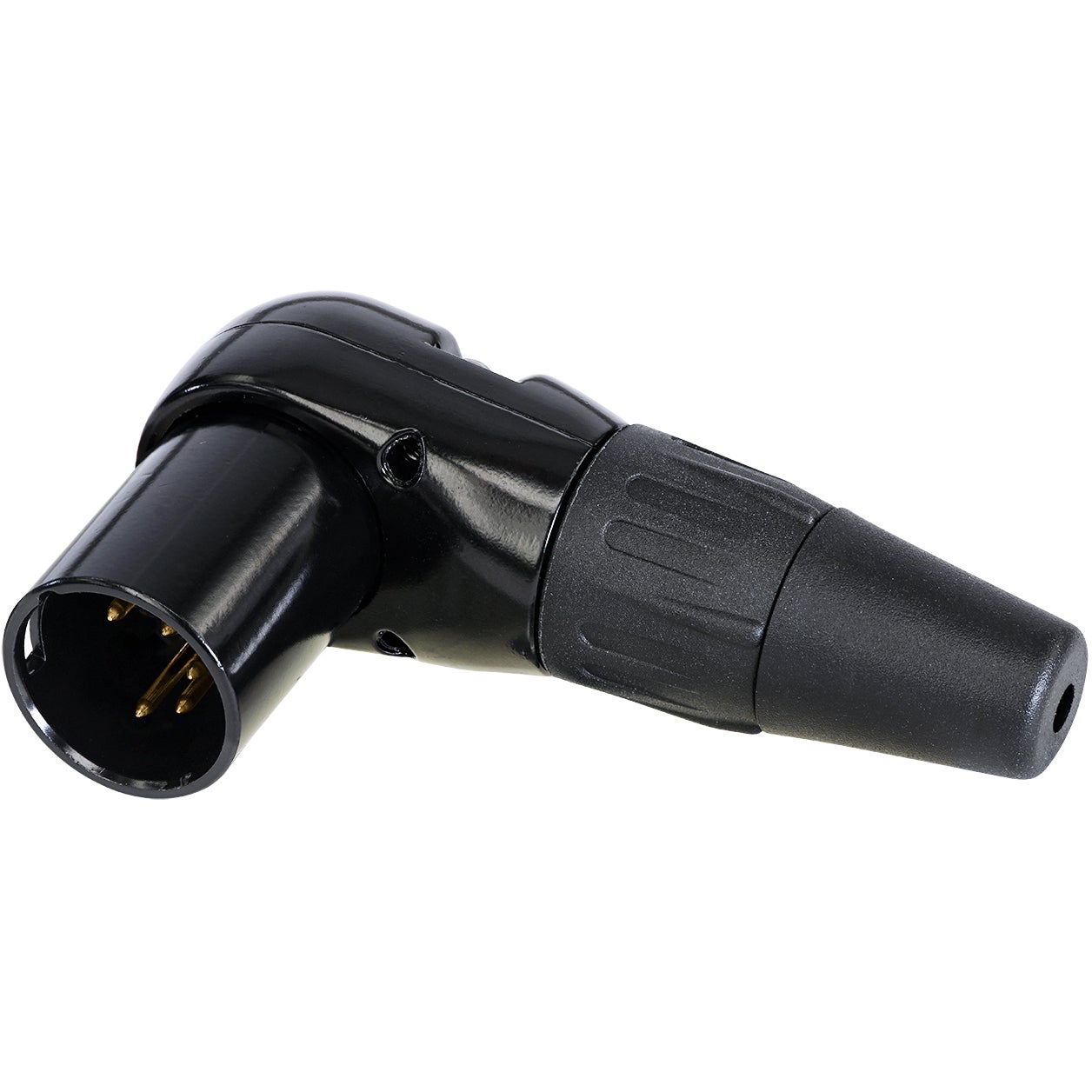 REAN RC5MR-B XLR kabeldeel haaks 5p male