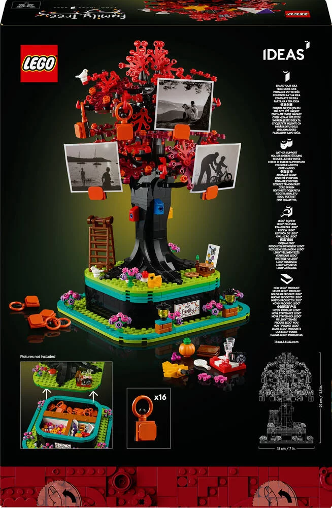 LEGO®IDEAS 21346 - L'ARBRE GENEALOGIQUE