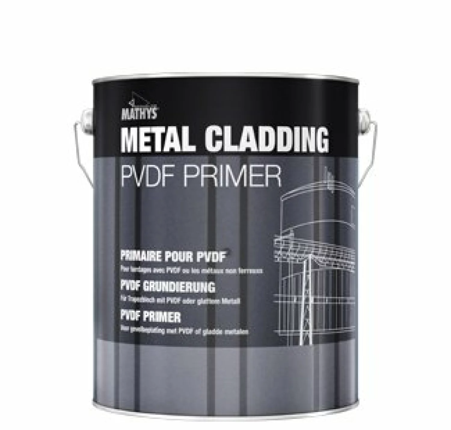 Rust-Oleum Pvdf Primer - grijs - 5L