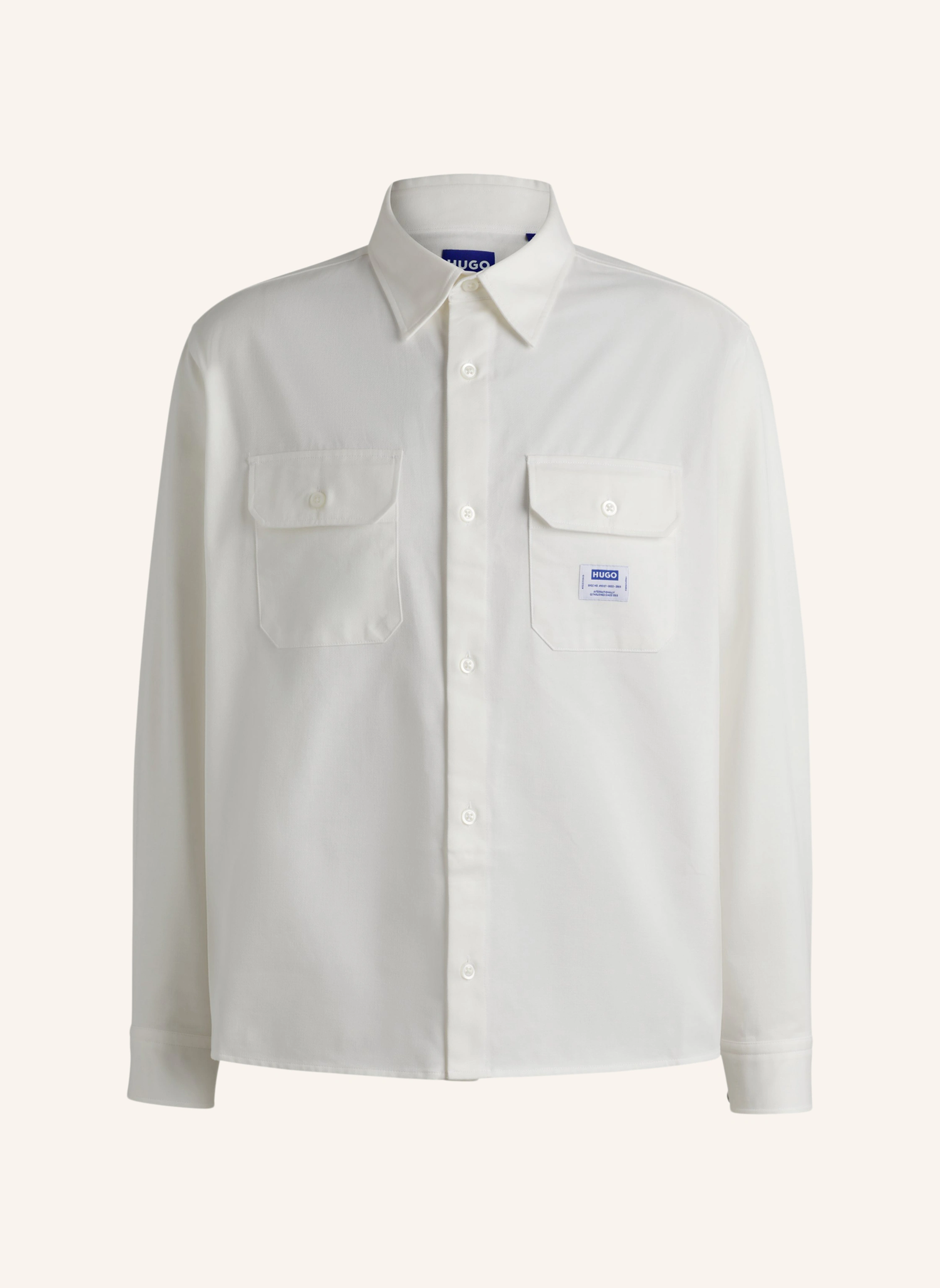 HUGO Casual Hemd EKYNONE Oversize Fit