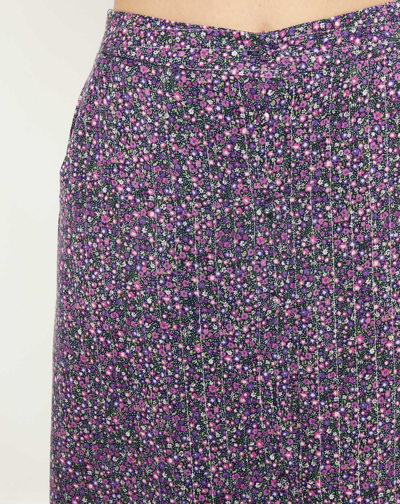 La Petite Etoile Jupe Casta imprimée violette