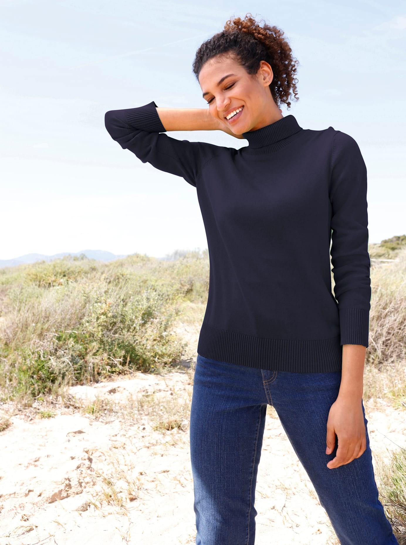 Casual Looks Rollkragenpullover »Pullover«