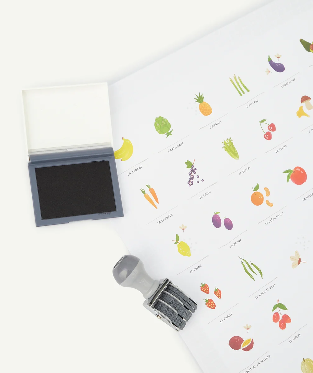 LES PETITES DATESAFFICHE MES PREMIERS FRUITS ET LÉGUMES