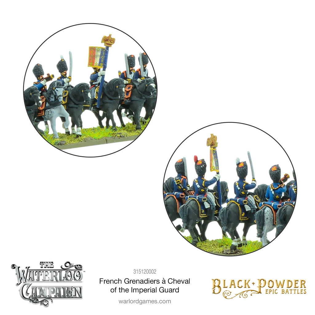 Black Powder - Epic Battles: Waterloo - French Grenadiers à Cheval of the Imperial Guard