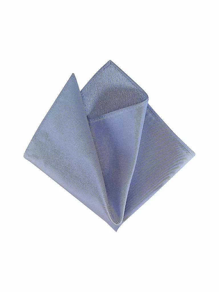 SEIDENFALTER Stecktuch blau