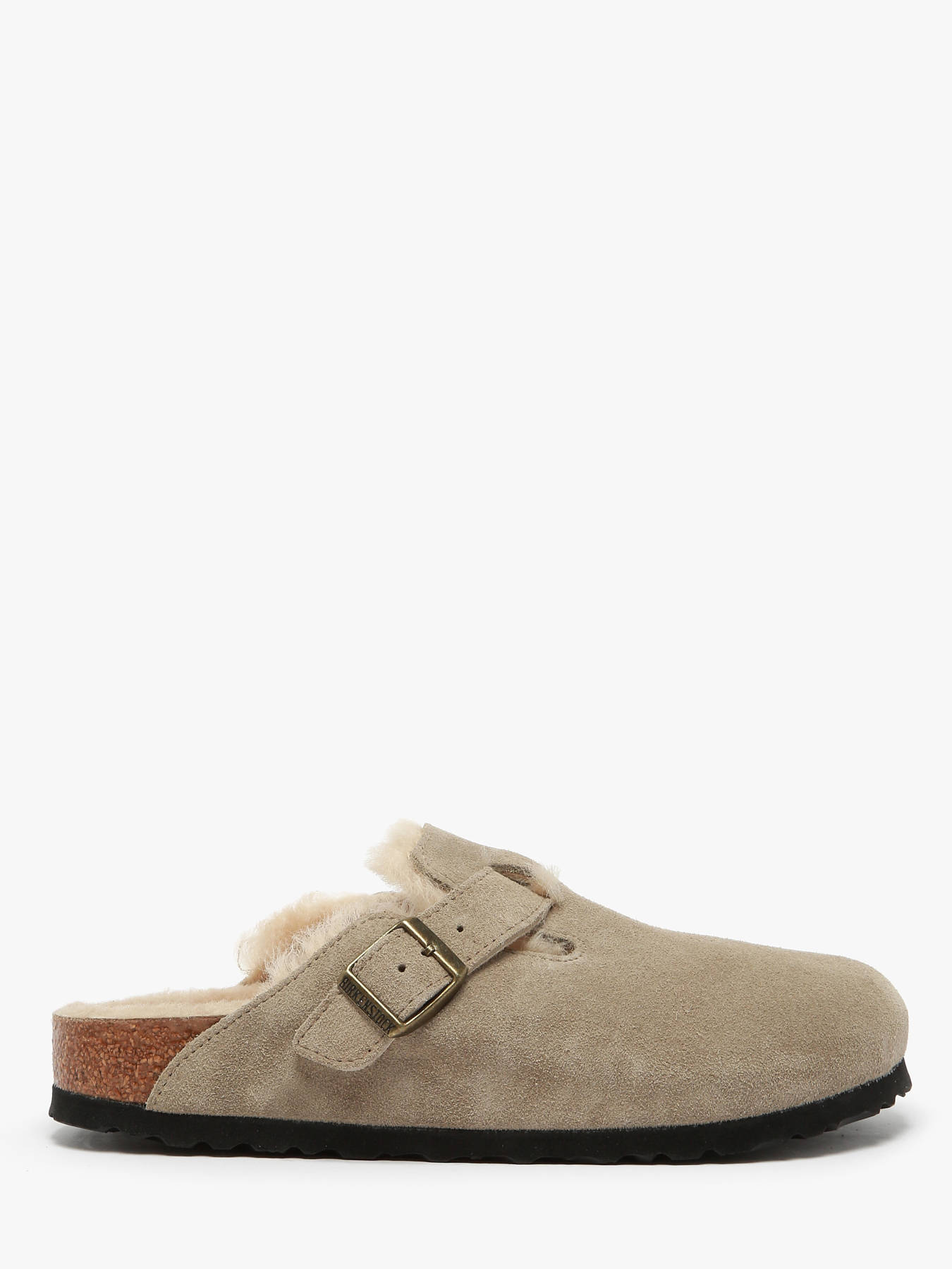 Mules Boston Shearling en cuir BIRKENSTOCK