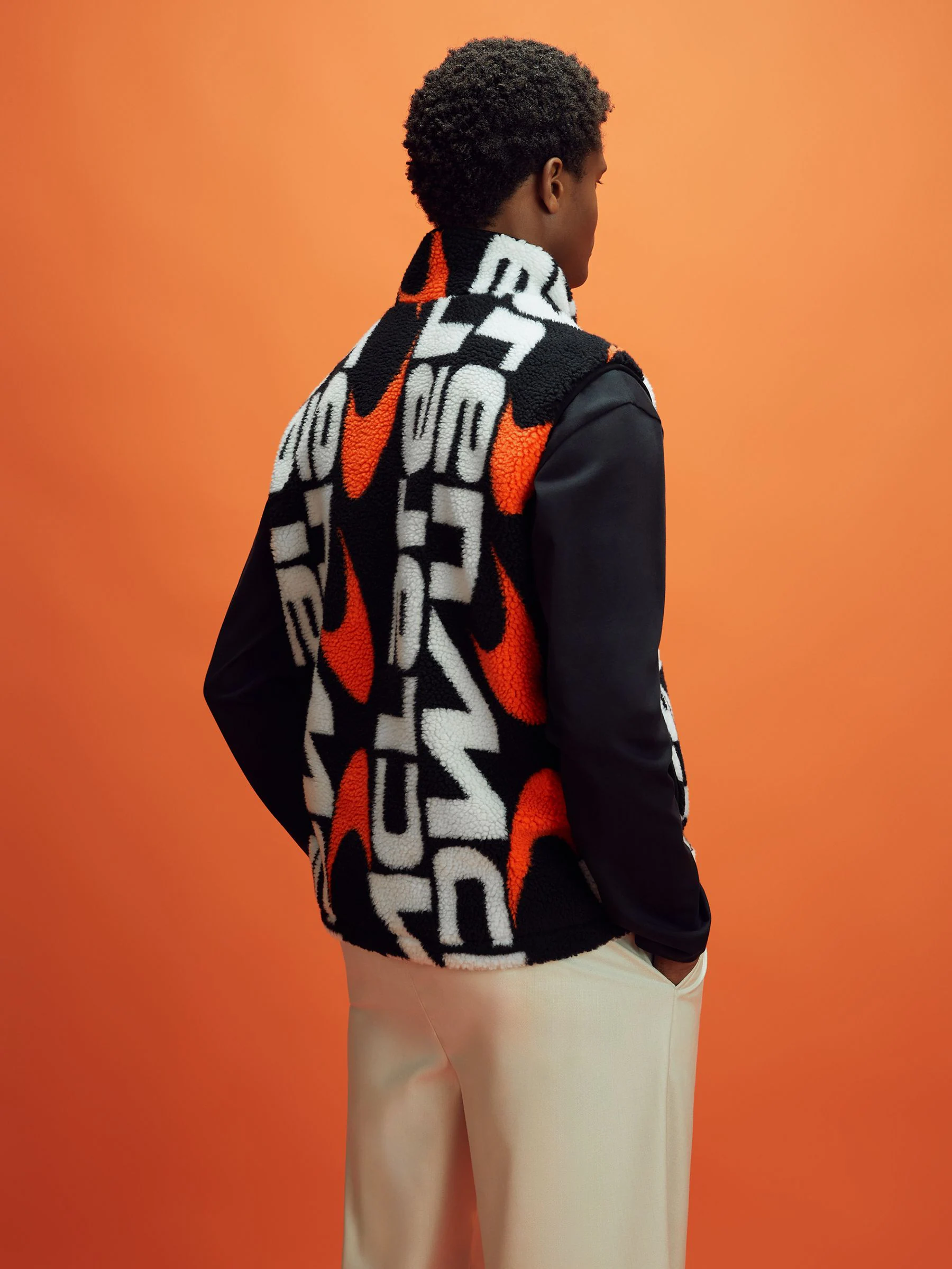 Zwart met meerkleurig - Reiss x McLaren F1 Team McLaren F1 fleece gilet met rits