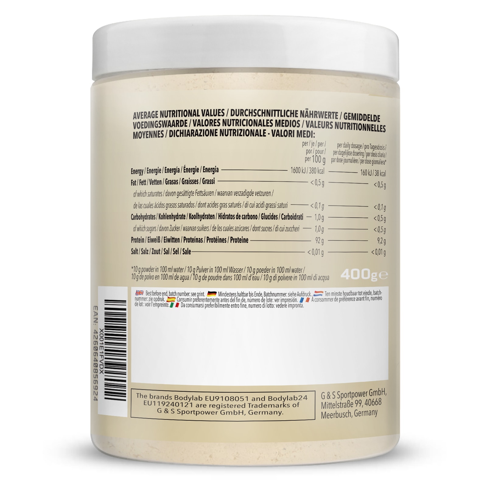 Hydrolysed Collagen - 400g - Creamy Vanilla