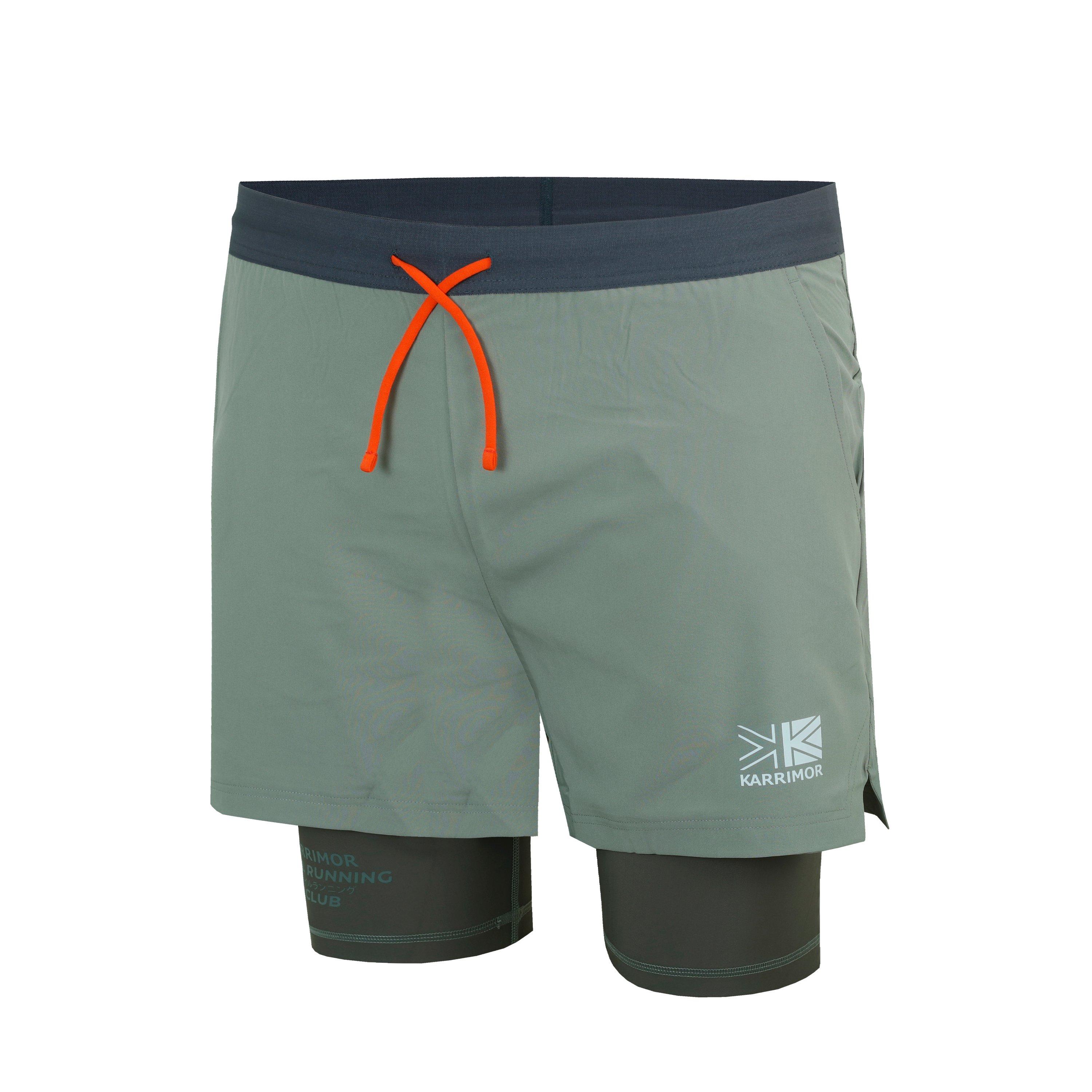 Karrimor Running Club Trail 2 in 1 Shorts Mens