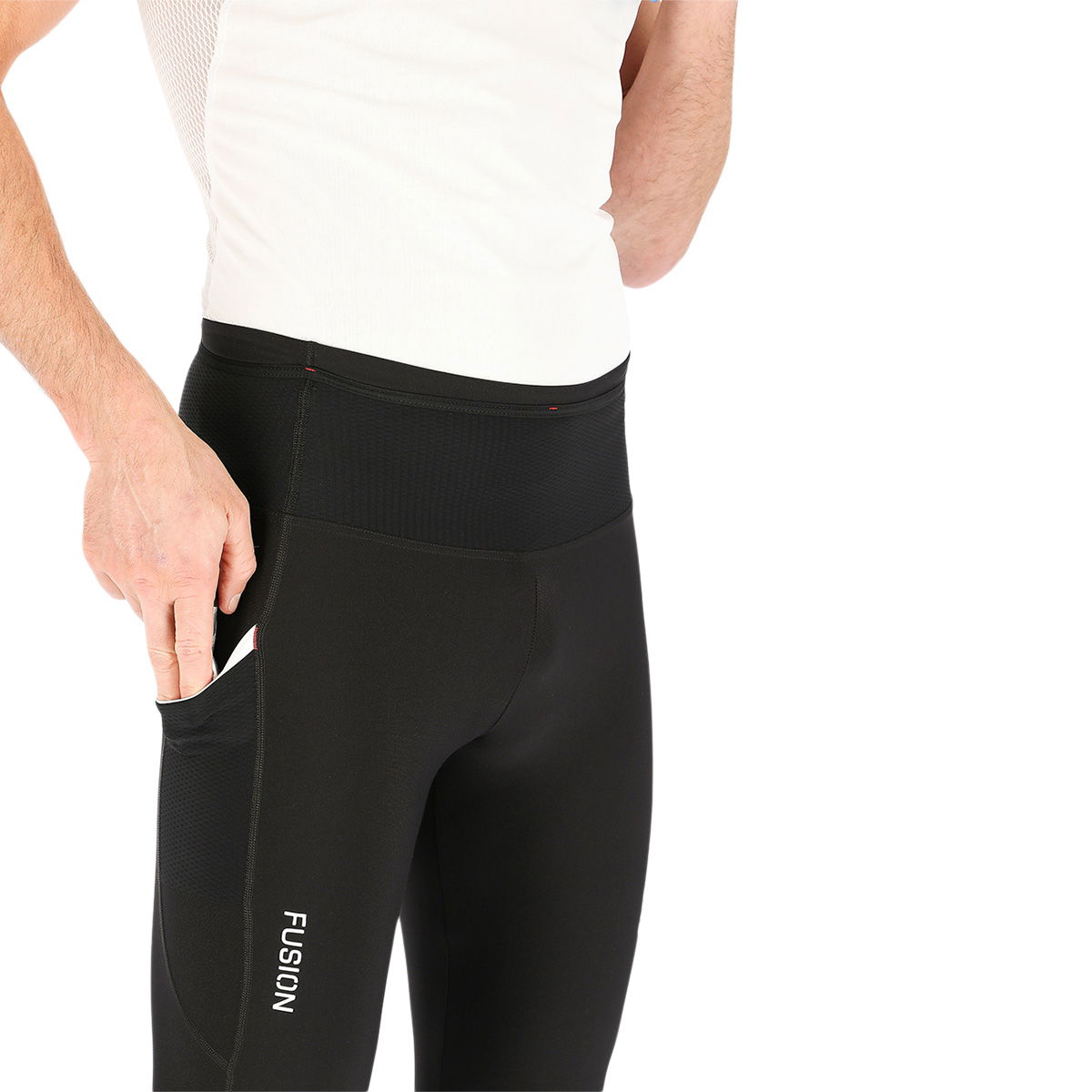 FUSION C3 Cargo High Rise Løbetights Herre