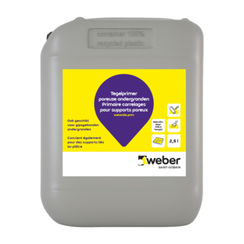 Weber tile dispersieprimer voorstrijk 2,5 liter