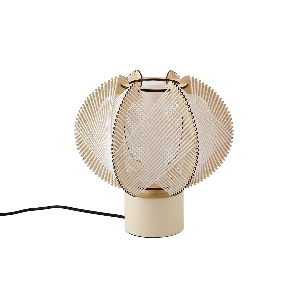 Japandi tafellamp beige 32cm - Gertie