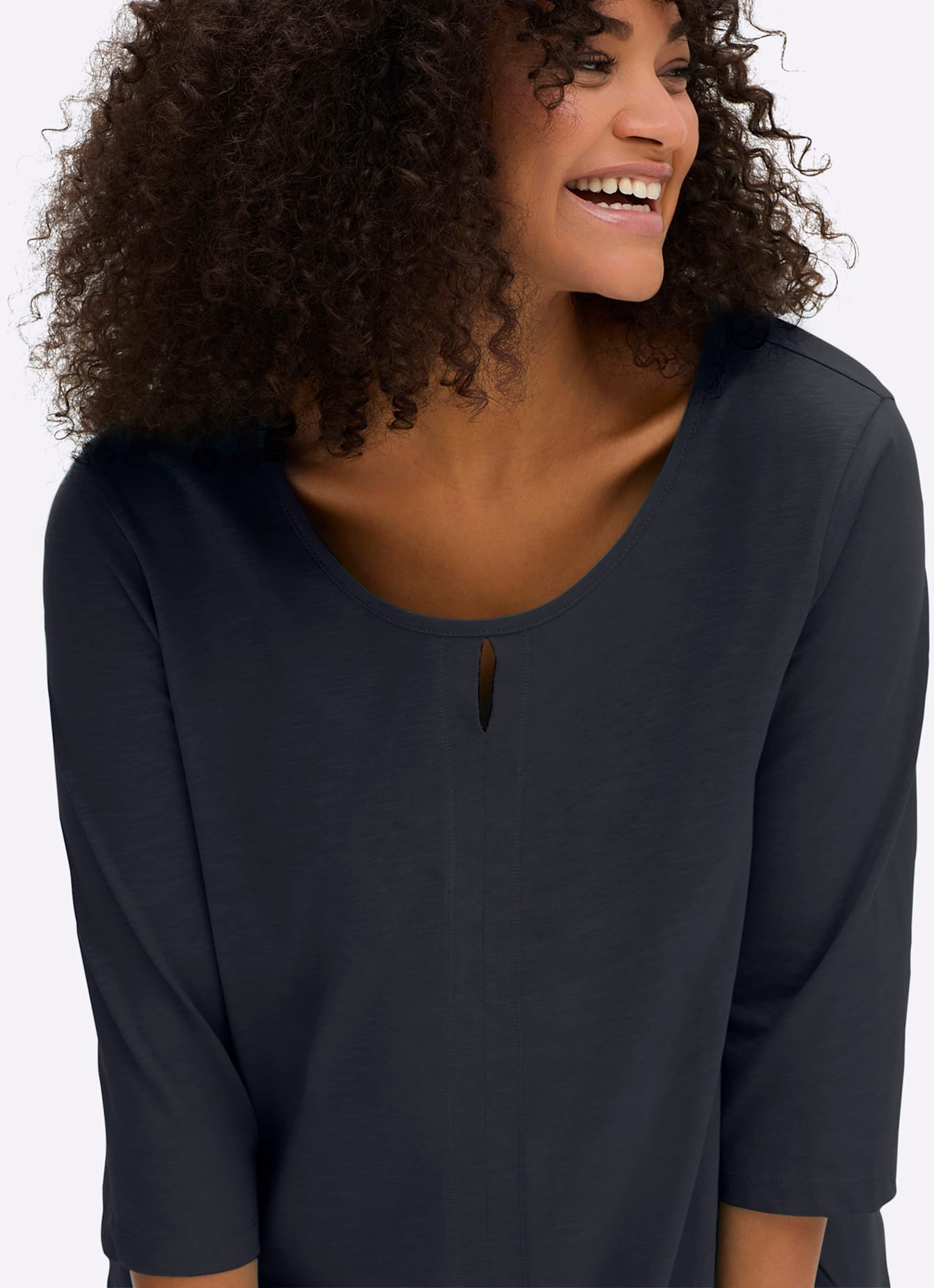 Sheego 3/4-Arm-Shirt »3/4-Arm-Shirt« 1 Stk.