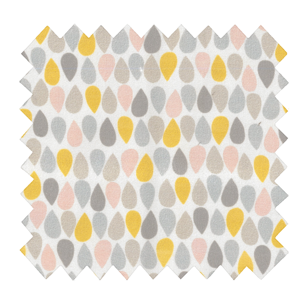 Tissu Coton Au Mètre Gouttes Pastel