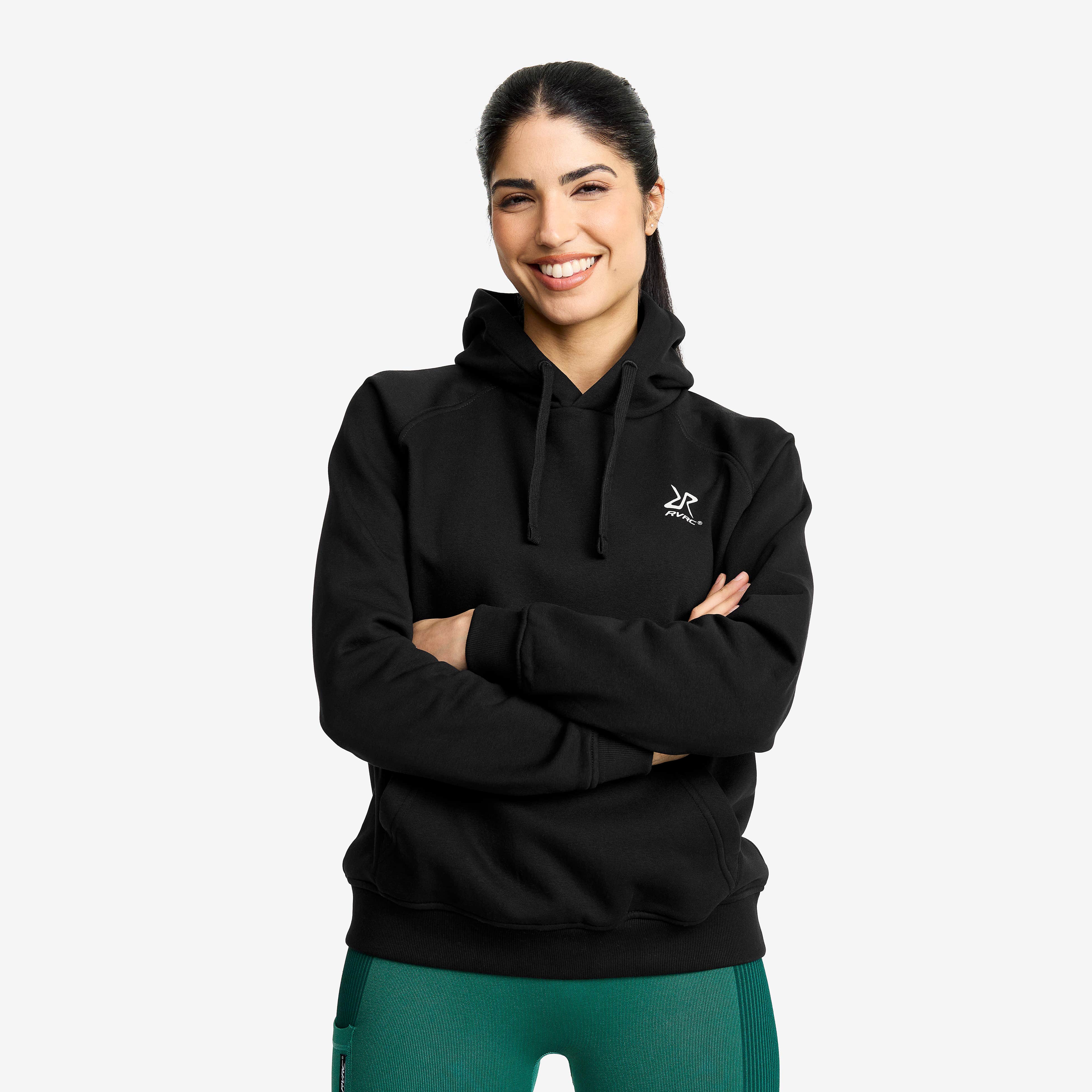 RVRC Hoodie Dame Black