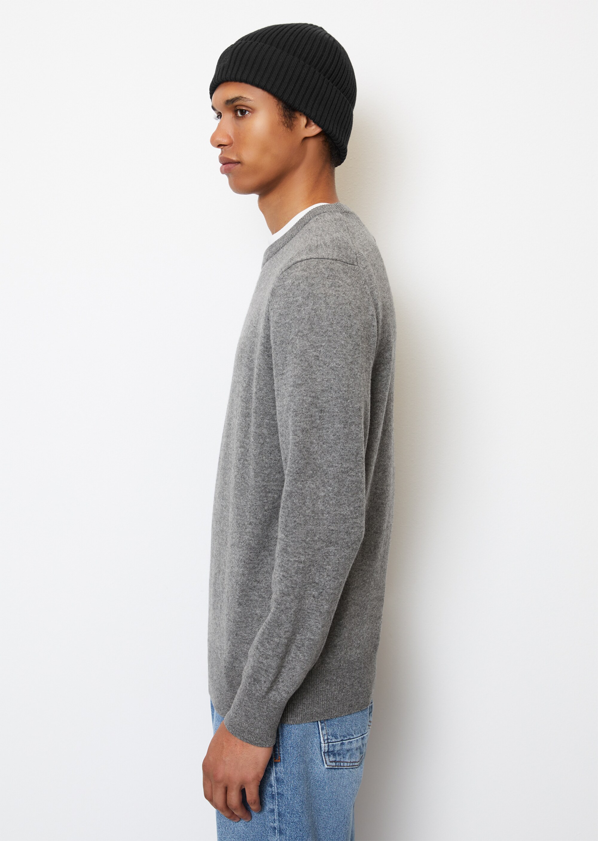 Pullover regular aus softem Bauwolle-Schurwolle-Mix