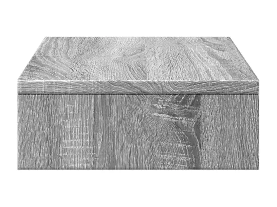 Support de moniteur sonoma gris 50x27x10 cm bois d'ingénierie