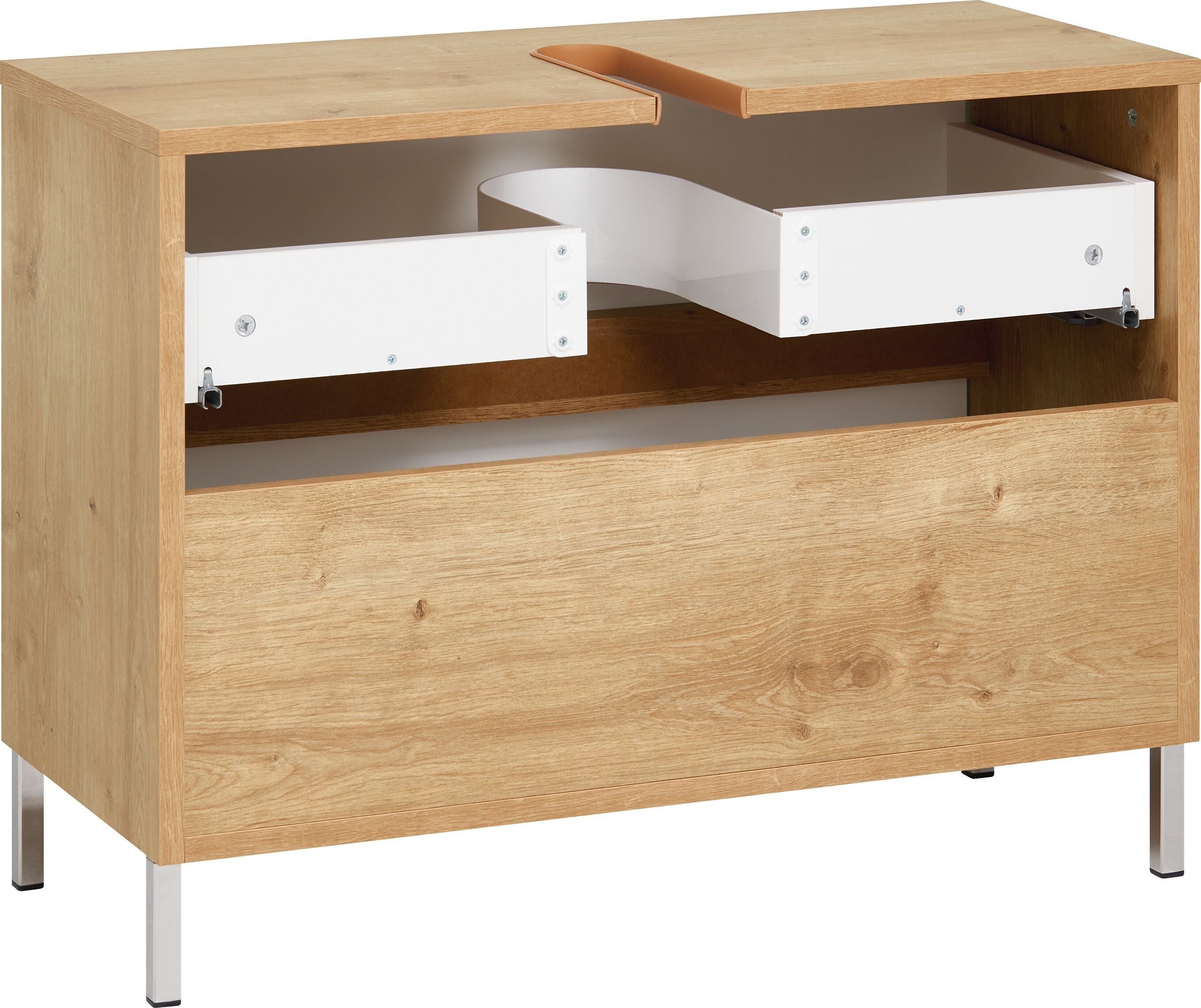 SIERRA Lavaboy - Anthrazit / Weiss / B: 80.0 cm x T: 35.0 cm x H: 60.0 cm