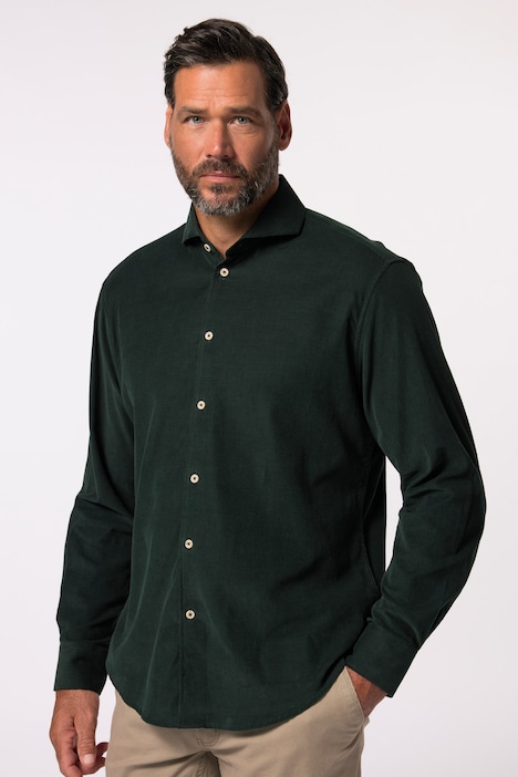JP 1880 Cordhemd, Hai-Kragen, Modern Fit, bis 7 XL