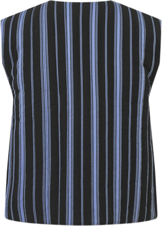 Nué Notes Liverpool Vest 551 dark blue stripe