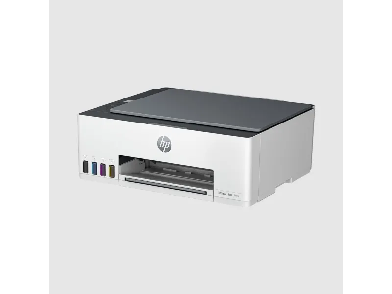 HP Smart Tank 5105 All-in-One - Multifunktionsprinter - farve - blækprinter - kan genopfyldes - Legal (216 x 356 mm) (original) - A4/Legal (medie) - op til 10 spm (kopiering) - op til 12 spm (udskriver) - 100 ark - USB 2.0, Wi-Fi(n), Bluetooth - lys