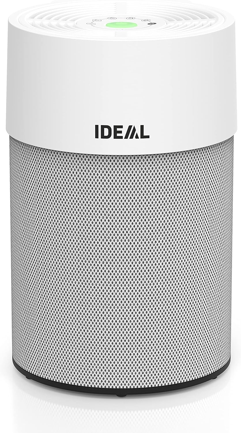 Luftreiniger IDEAL AP40 PRO bis 50m², HEPA- und Aktivkohlefilter, CADR 434 m³/h, 99,99% Filterleistung (Allergiker, Feinstaub, Pollen, Bakterien,), Made in Germany