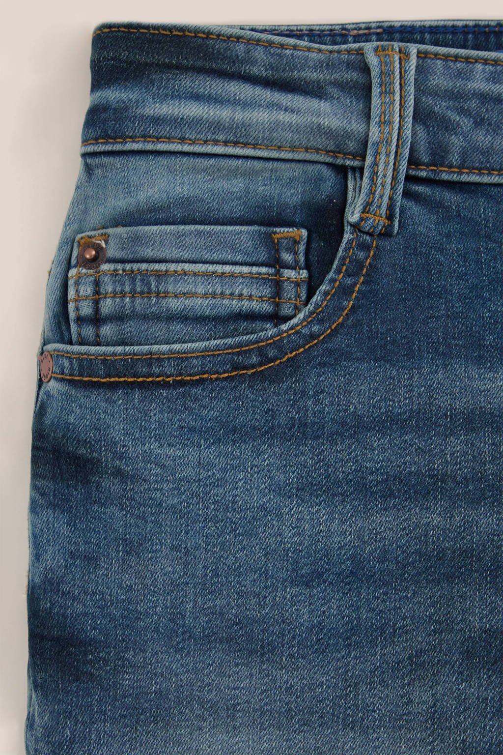 WE Fashion skinny jeans bright blue denim