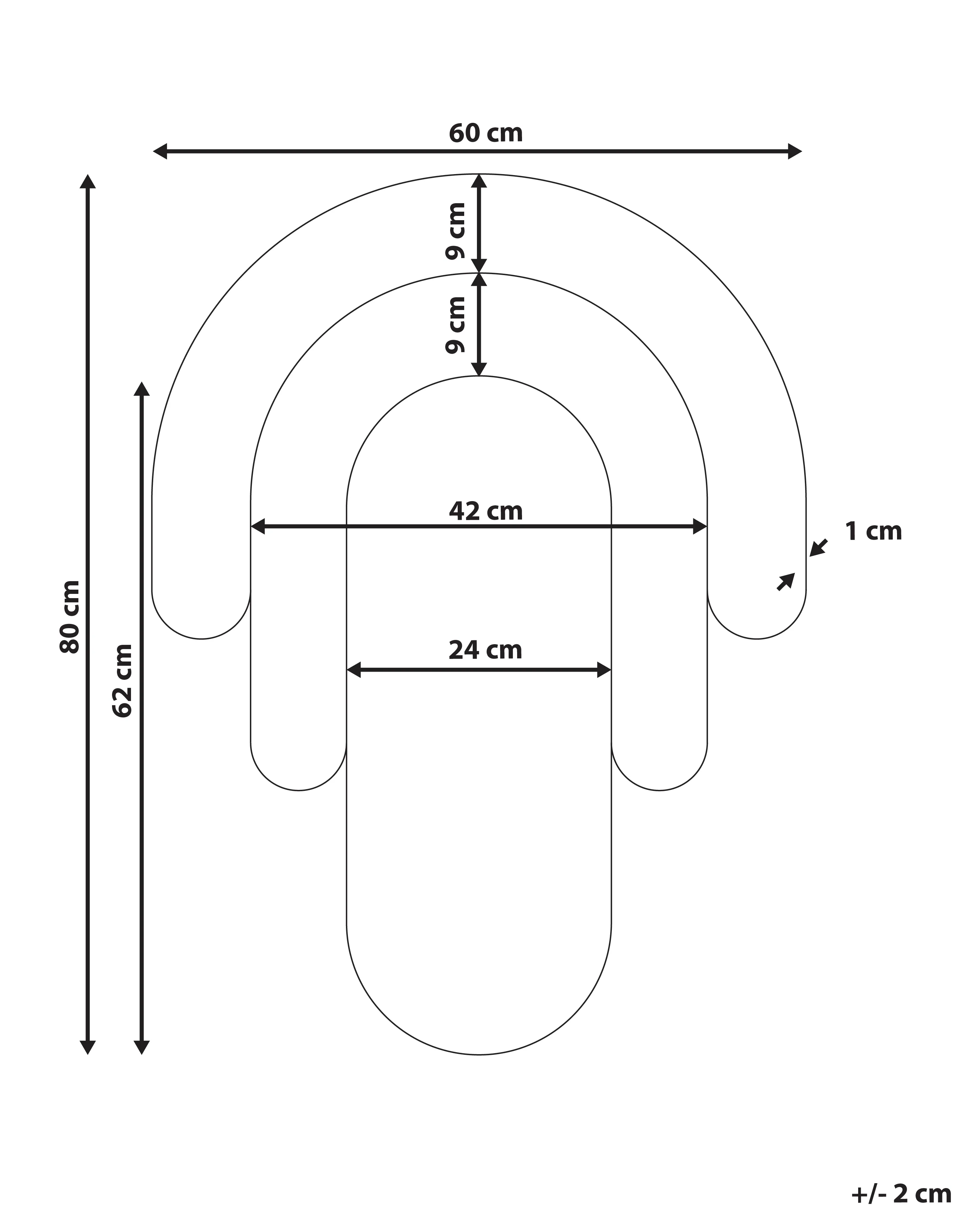 Wandspiegel MESPAUL 60 cm 80 cm Meerkleurig