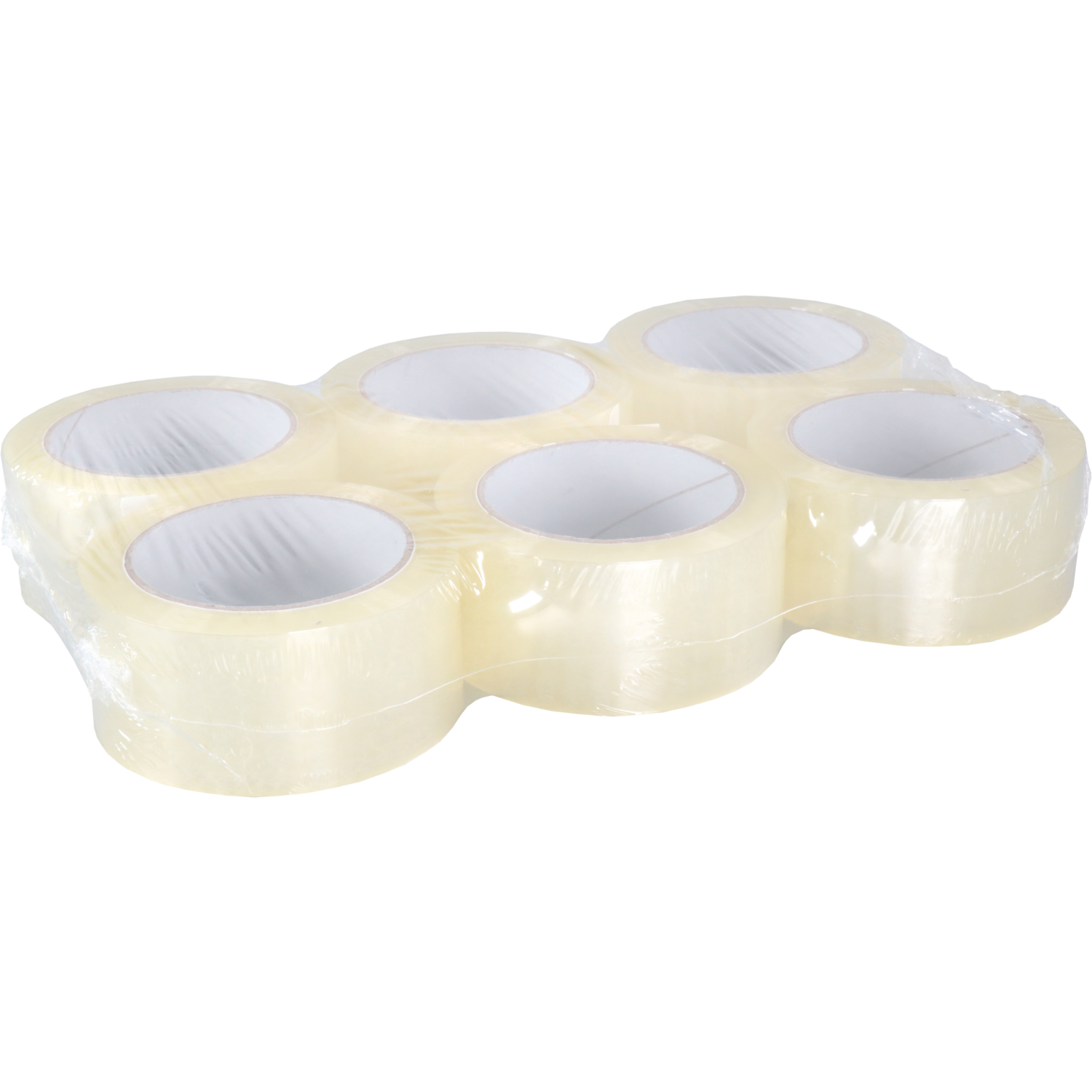 Dozensluittape, PP, 50mm, 66m, transparant