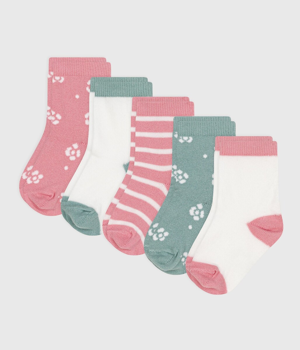 PETIT BATEAU<br>Conjunto de 5 pares de meias divertidas