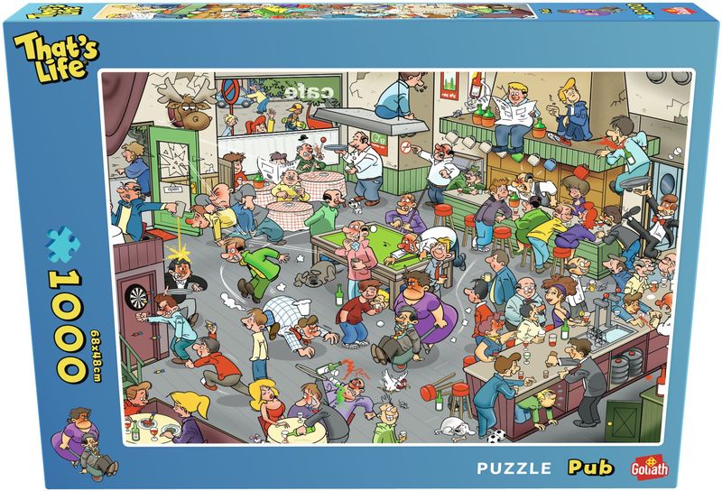 Goliath - That's Life: Pub Edition - Legpuzzel - 1000 Puzzelstukjes - 68x48cm