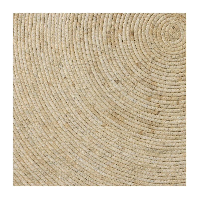 Vloerkleed riet - naturel - ø120 cm