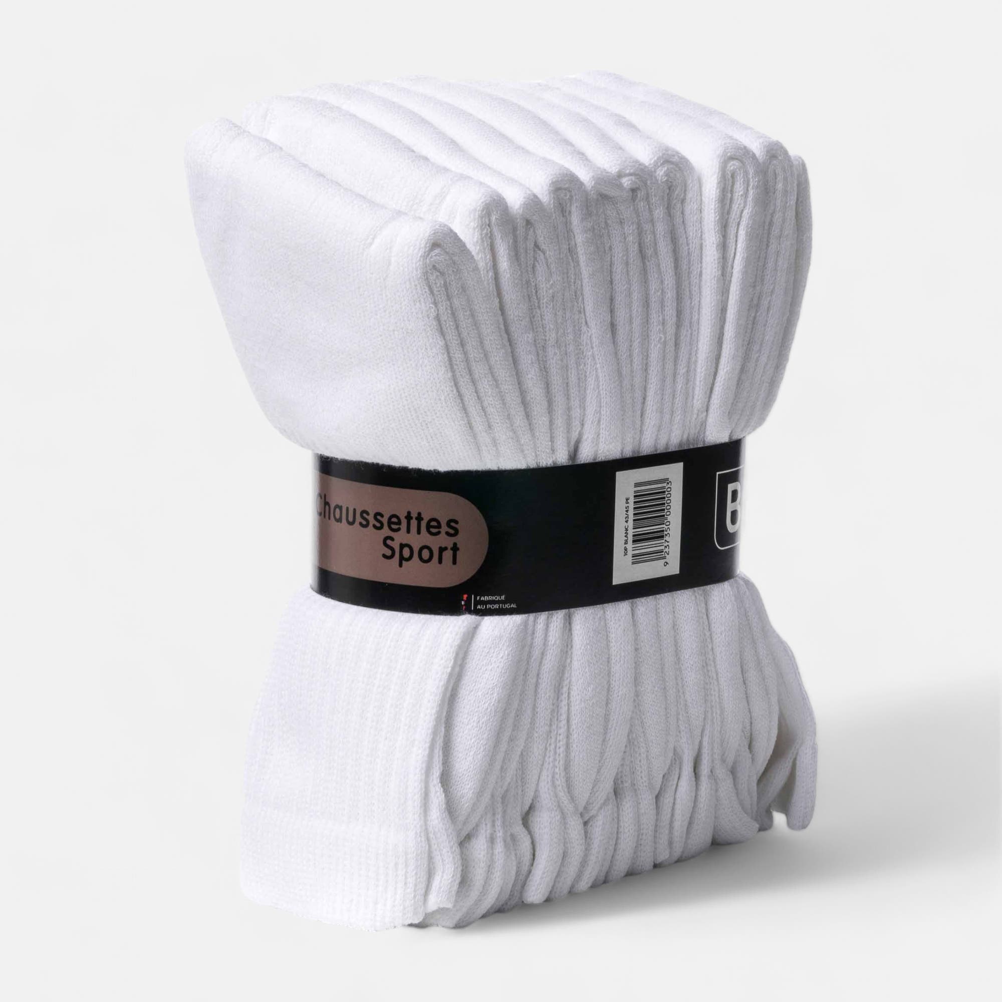 Chaussettes de sport Homme blanc