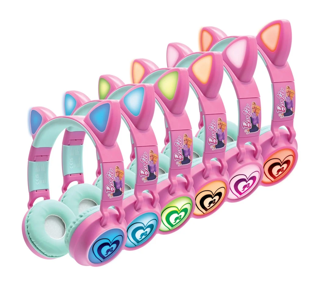 Lexibook - Barbie Bluetooth høretelefoner med lys