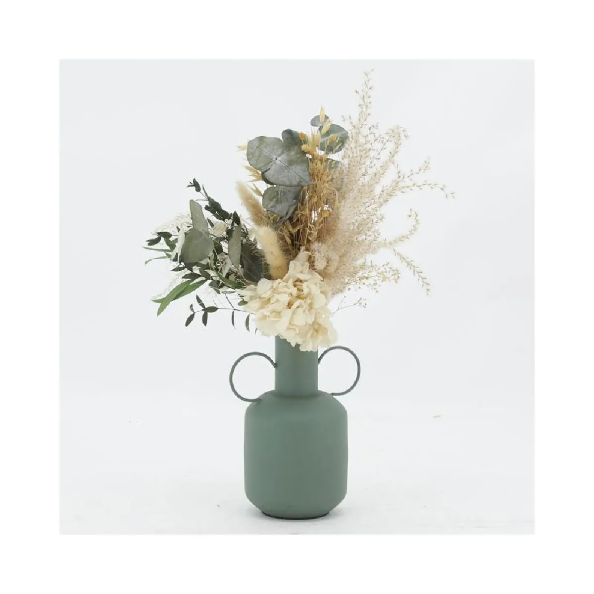 Aubry Gaspard Vase en Métal - Kaki