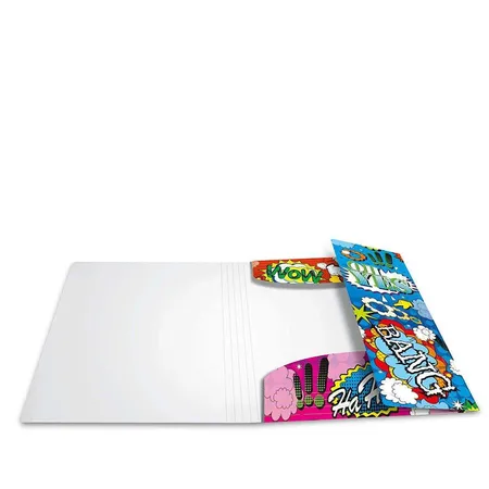 HERMA Gummizugmappe Kunst Comics DIN A3